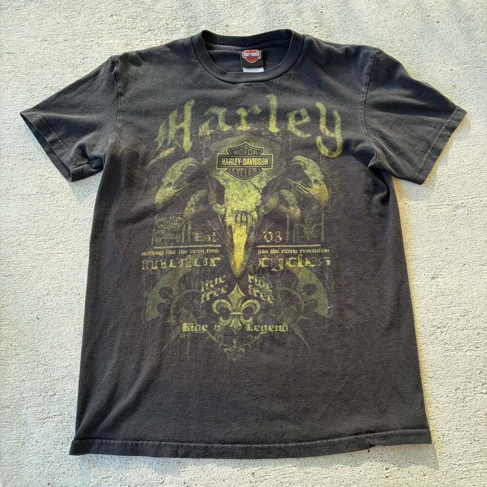 Y2k Harley-Davidson T-Shirt Size M